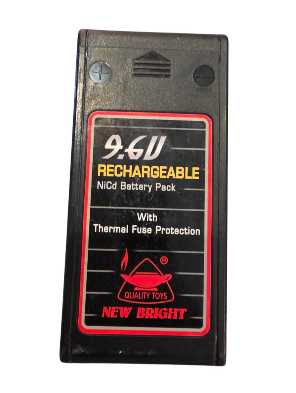 Vintage New Bright 9.6V Rechargeable NiCd Battery Pack